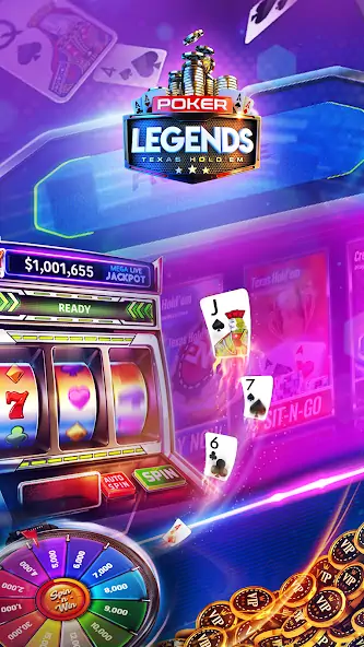 Download Poker Legends - Texas Hold'em MOD [Unlimited money/gems] + MOD [Menu] APK for Android