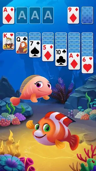 Download Solitaire Fish Klondike Card MOD [Unlimited money] + MOD [Menu] APK for Android
