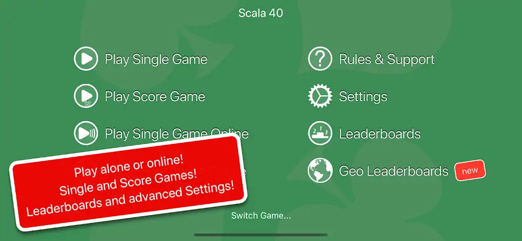 Download Scala 40 - Online or Alone MOD [Unlimited money/coins] + MOD [Menu] APK for Android