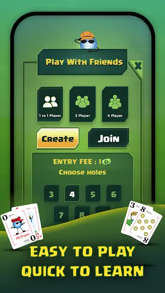 Download Play Nine: Golf Card Game MOD [Unlimited money] + MOD [Menu] APK for Android