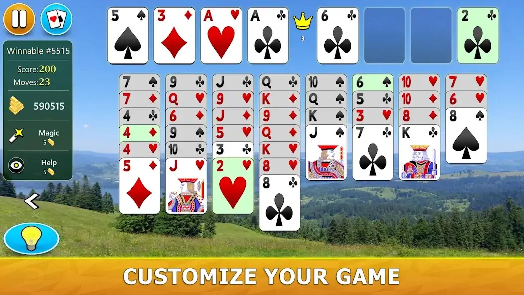 Download FreeCell Solitaire - Card Game MOD [Unlimited money] + MOD [Menu] APK for Android