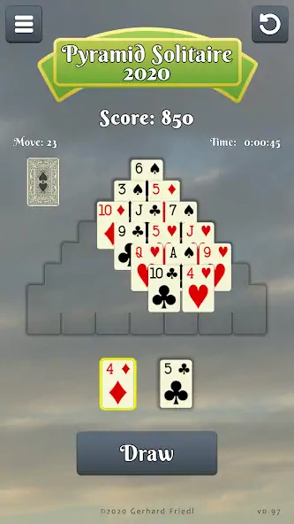 Download Pyramid Solitaire Card Game MOD [Unlimited money/gems] + MOD [Menu] APK for Android