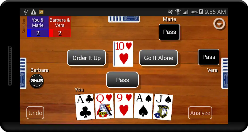 Download Euchre Card Classic MOD [Unlimited money] + MOD [Menu] APK for Android