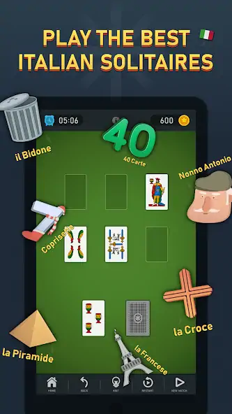 Download Italian Solitaires Collection MOD [Unlimited money] + MOD [Menu] APK for Android