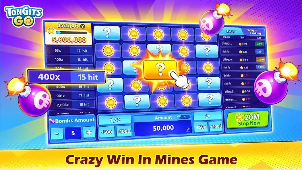 Download Tongits Go - Mines Slots Pusoy MOD [Unlimited money] + MOD [Menu] APK for Android