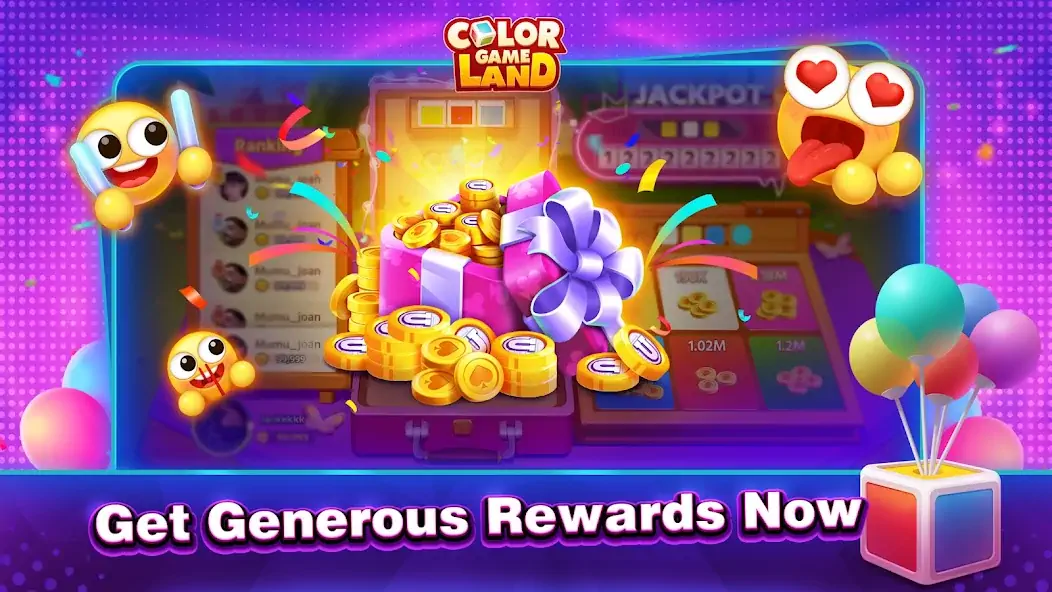 Download Color Game Land-Tongits, Slots MOD [Unlimited money/gems] + MOD [Menu] APK for Android