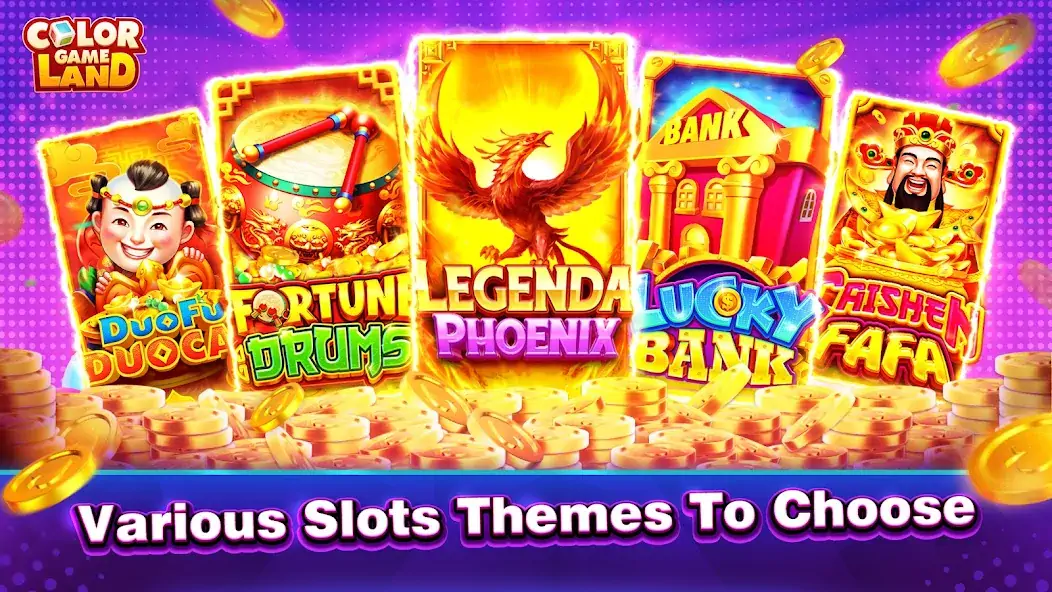 Download Color Game Land-Tongits, Slots MOD [Unlimited money/gems] + MOD [Menu] APK for Android