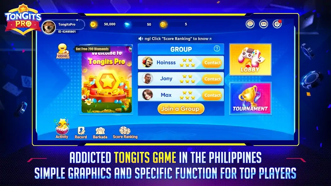 Download Tongits Pro MOD [Unlimited money/coins] + MOD [Menu] APK for Android