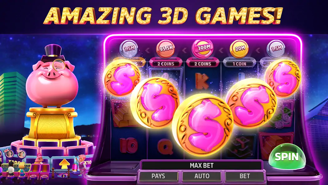 Download POP! Slots™ Vegas Casino Games MOD [Unlimited money/gems] + MOD [Menu] APK for Android