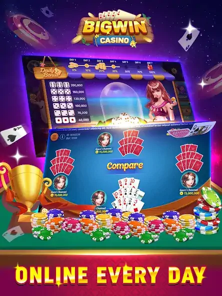 Download Big Win Casino - Tongits Pusoy MOD [Unlimited money/coins] + MOD [Menu] APK for Android