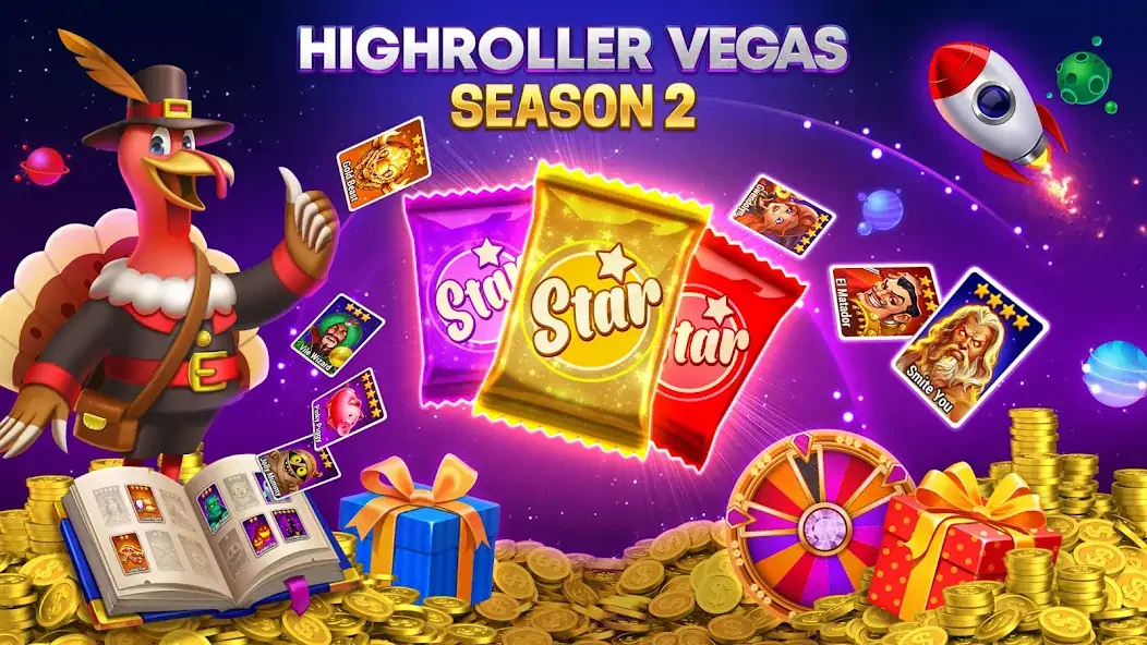 Download HighRoller Vegas: Casino Games MOD [Unlimited money/gems] + MOD [Menu] APK for Android