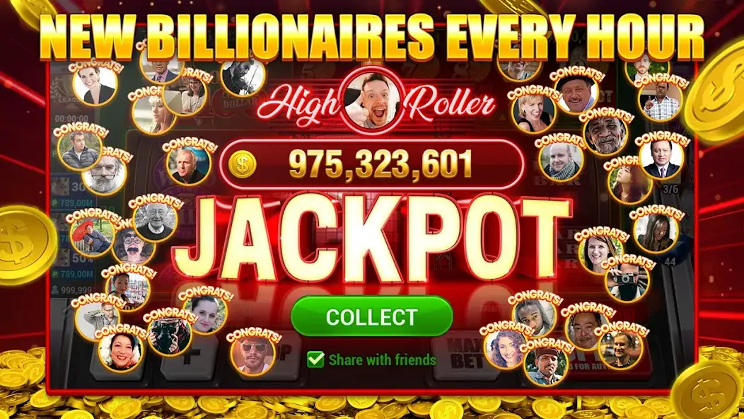 Download HighRoller Vegas: Casino Games MOD [Unlimited money/gems] + MOD [Menu] APK for Android
