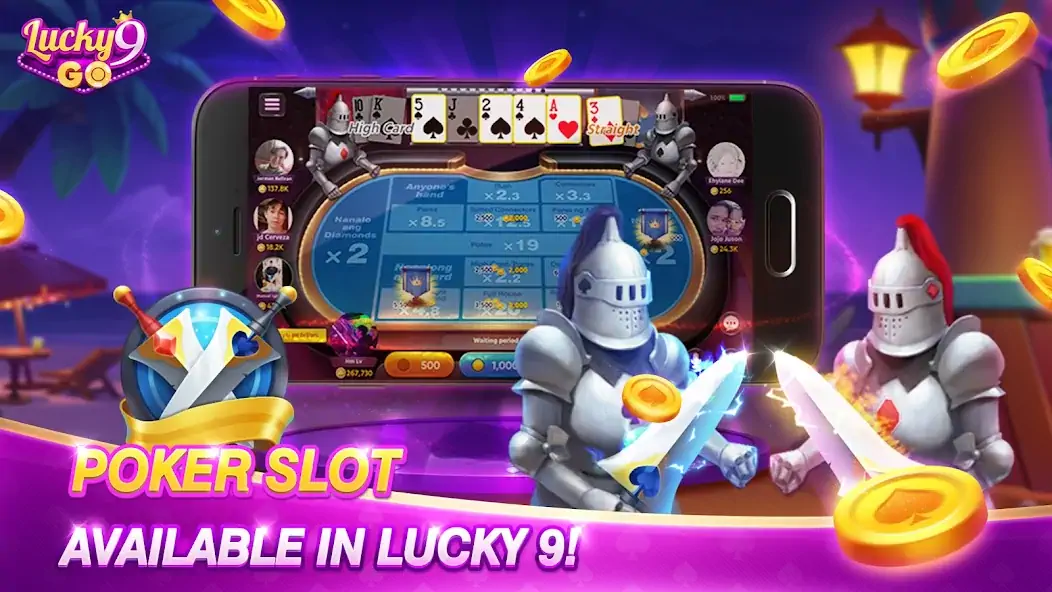 Download Lucky 9 Go-Fun Card Game MOD [Unlimited money/gems] + MOD [Menu] APK for Android