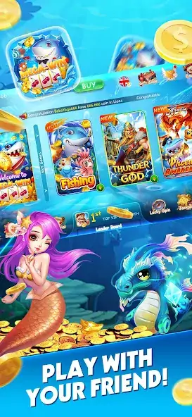 Download Mega Win Slot - Fishing hunter MOD [Unlimited money] + MOD [Menu] APK for Android