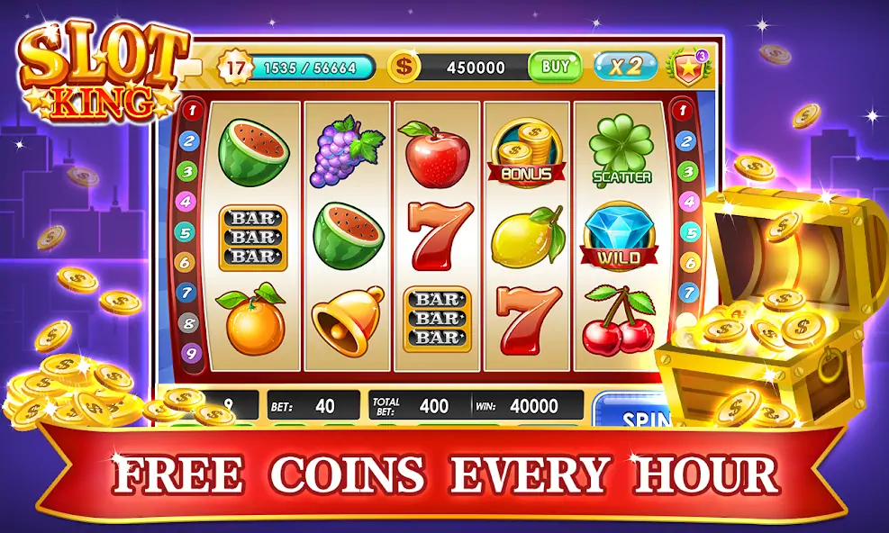 Download Slots Machines - Vegas Casino MOD [Unlimited money/gems] + MOD [Menu] APK for Android