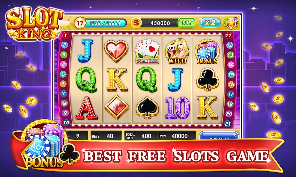 Download Slots Machines - Vegas Casino MOD [Unlimited money/gems] + MOD [Menu] APK for Android