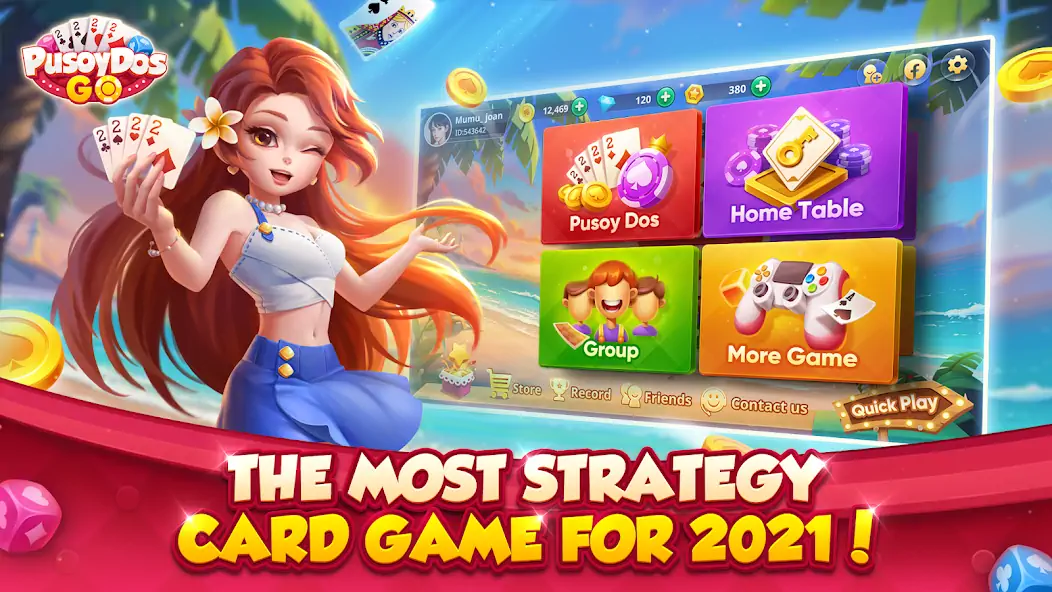 Download Pusoy Dos Go-Online Card Game MOD [Unlimited money] + MOD [Menu] APK for Android