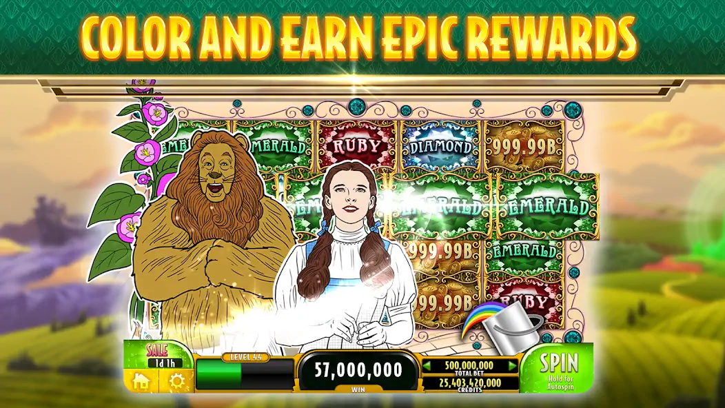 Download Wizard of Oz Slots Games MOD [Unlimited money/gems] + MOD [Menu] APK for Android