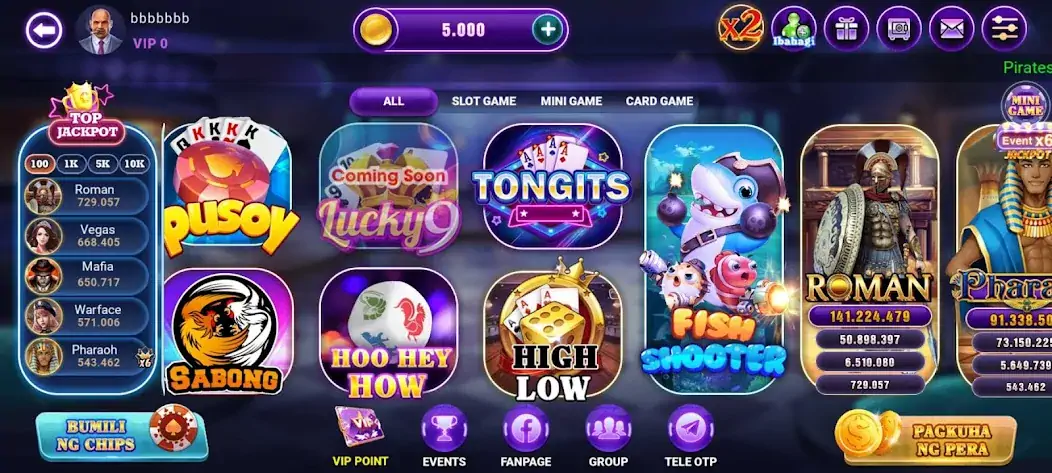 Download Pusoy 8: Tongits & Lucky Slots MOD [Unlimited money/coins] + MOD [Menu] APK for Android