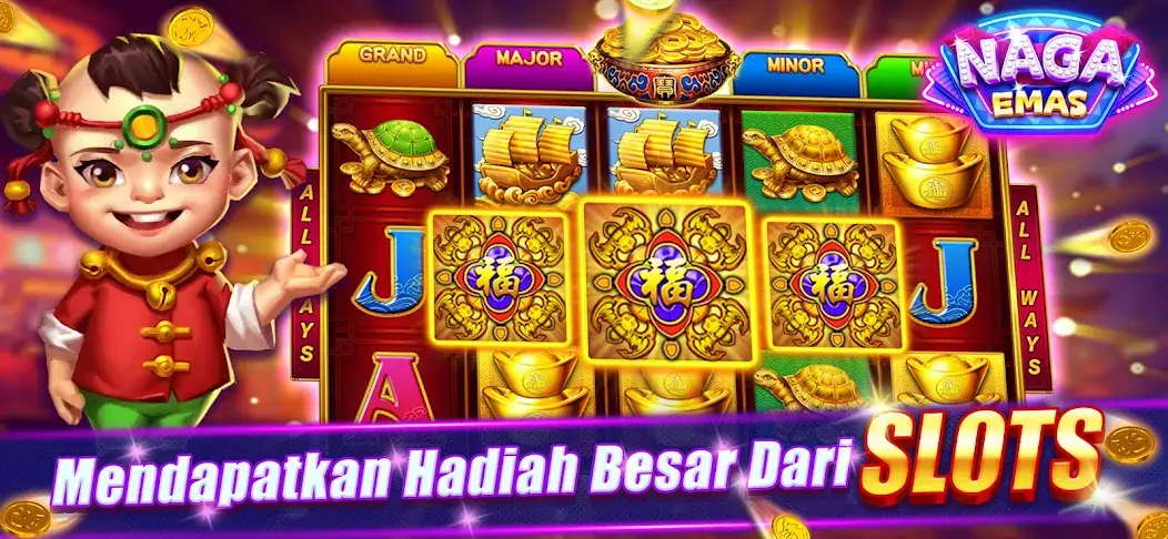 Download Naga Emas Casino-Domino Slots MOD [Unlimited money/gems] + MOD [Menu] APK for Android