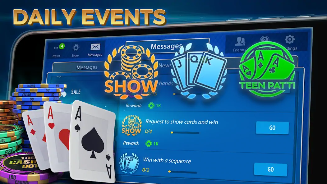 Download Teen Patti by Pokerist MOD [Unlimited money/coins] + MOD [Menu] APK for Android