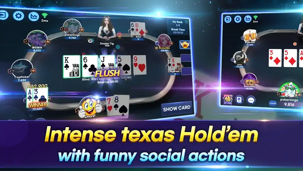 Download Fulpot Poker : Texas Holdem MOD [Unlimited money/gems] + MOD [Menu] APK for Android
