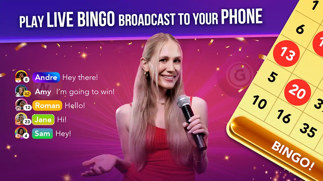 Download Live Play Bingo: Real Hosts MOD [Unlimited money] + MOD [Menu] APK for Android