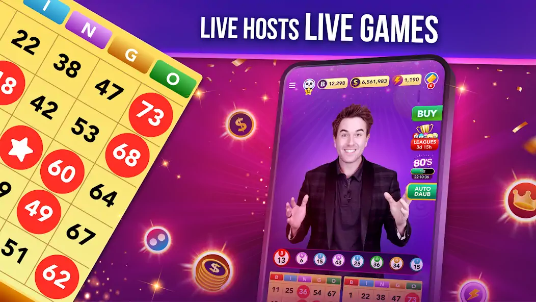 Download Live Play Bingo: Real Hosts MOD [Unlimited money] + MOD [Menu] APK for Android