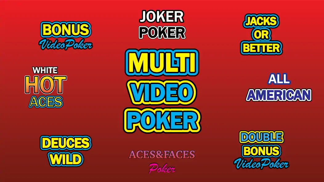 Download Multi-Hand Video Poker™ Games MOD [Unlimited money] + MOD [Menu] APK for Android