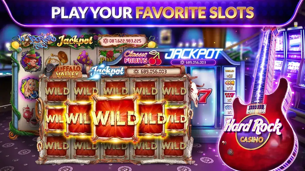 Download Hard Rock Slots & Casino MOD [Unlimited money/coins] + MOD [Menu] APK for Android