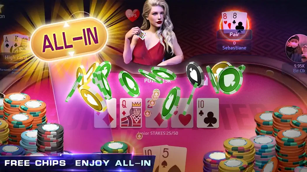 Download Poker Master Texas Holdem 2023 MOD [Unlimited money] + MOD [Menu] APK for Android