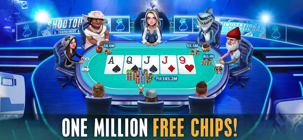 Download HD Poker: Texas Holdem Casino MOD [Unlimited money] + MOD [Menu] APK for Android
