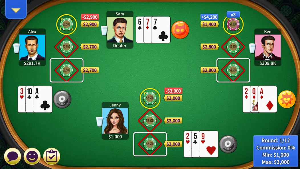 Download Pai Gow Online - Chinese Poker MOD [Unlimited money/gems] + MOD [Menu] APK for Android