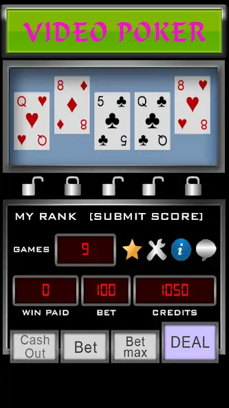 Download Video Poker MOD [Unlimited money] + MOD [Menu] APK for Android