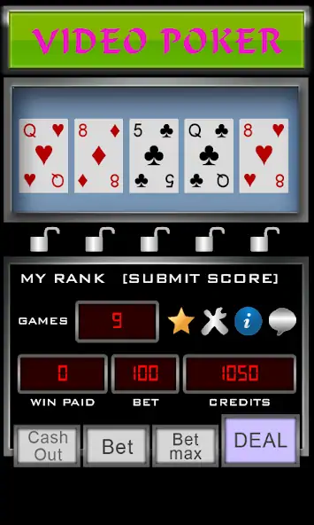 Download Video Poker MOD [Unlimited money] + MOD [Menu] APK for Android