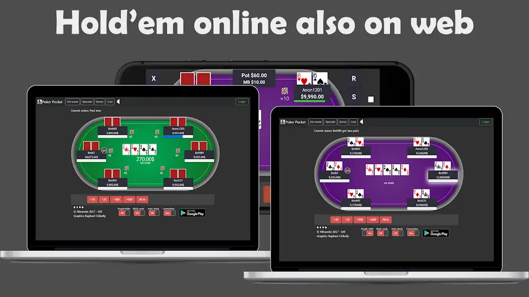 Download Poker Pocket Poker Games MOD [Unlimited money/gems] + MOD [Menu] APK for Android