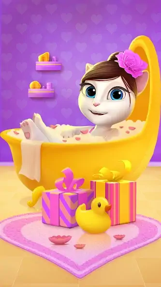Download My Talking Angela MOD [Unlimited money] + MOD [Menu] APK for Android