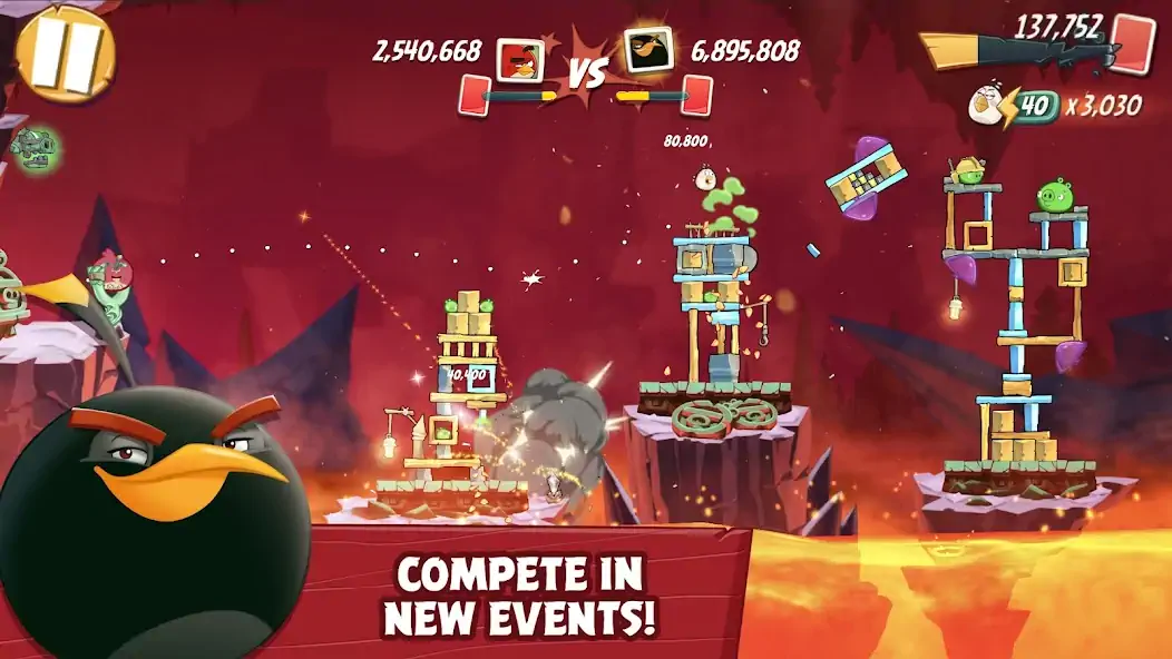 Download Angry Birds 2 MOD [Unlimited money/coins] + MOD [Menu] APK for Android