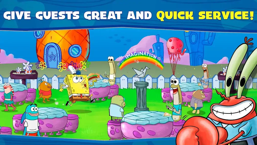 Download SpongeBob: Krusty Cook-Off MOD [Unlimited money/coins] + MOD [Menu] APK for Android