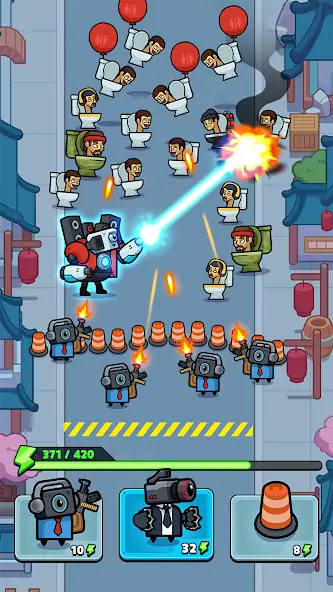 Download Toilet Fight: Police vs Zombie MOD [Unlimited money/coins] + MOD [Menu] APK for Android