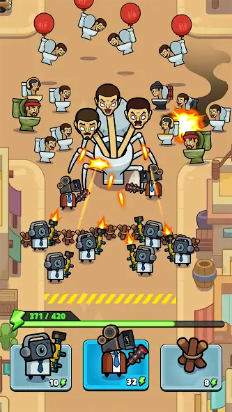 Download Toilet Fight: Police vs Zombie MOD [Unlimited money/coins] + MOD [Menu] APK for Android