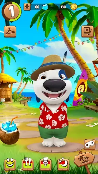 Download My Talking Hank: Virtual Pet MOD [Unlimited money/gems] + MOD [Menu] APK for Android