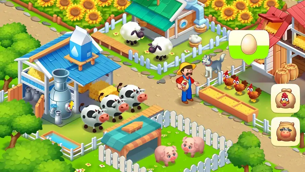 Download Farm City: Farming & Building MOD [Unlimited money/coins] + MOD [Menu] APK for Android