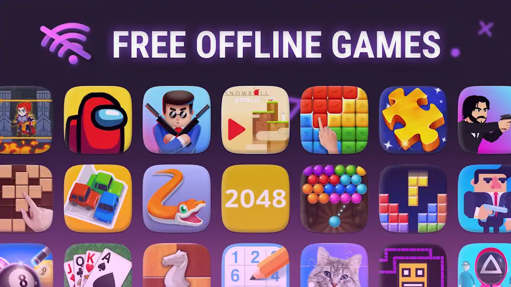 Download Offline Games - no internet MOD [Unlimited money/gems] + MOD [Menu] APK for Android