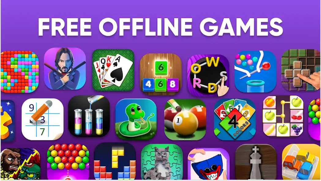 Download Offline Games - no internet MOD [Unlimited money/gems] + MOD [Menu] APK for Android