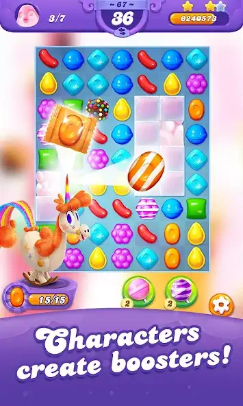 Download Candy Crush Friends Saga MOD [Unlimited money] + MOD [Menu] APK for Android