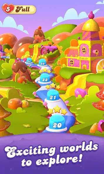 Download Candy Crush Friends Saga MOD [Unlimited money] + MOD [Menu] APK for Android