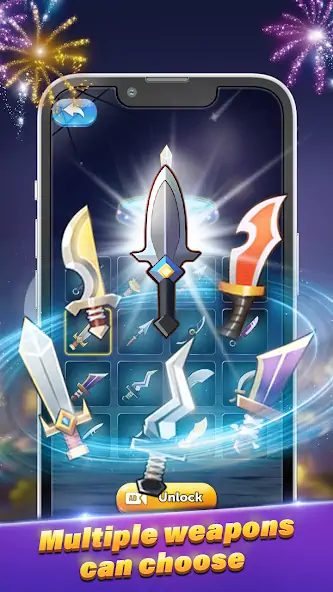 Download Flying Blade Frenzy MOD [Unlimited money/gems] + MOD [Menu] APK for Android
