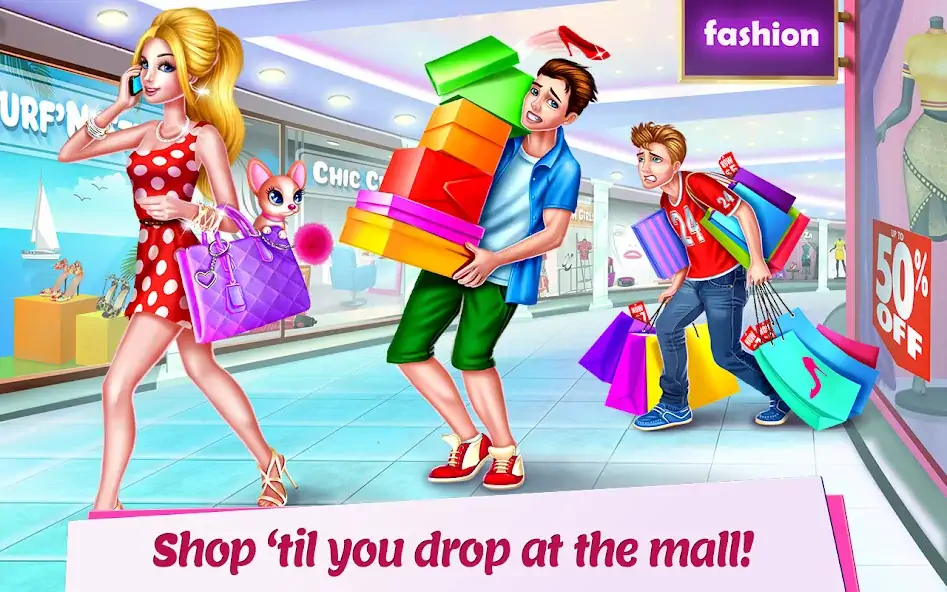 Download Shopping Mall Girl: Chic Game MOD [Unlimited money] + MOD [Menu] APK for Android