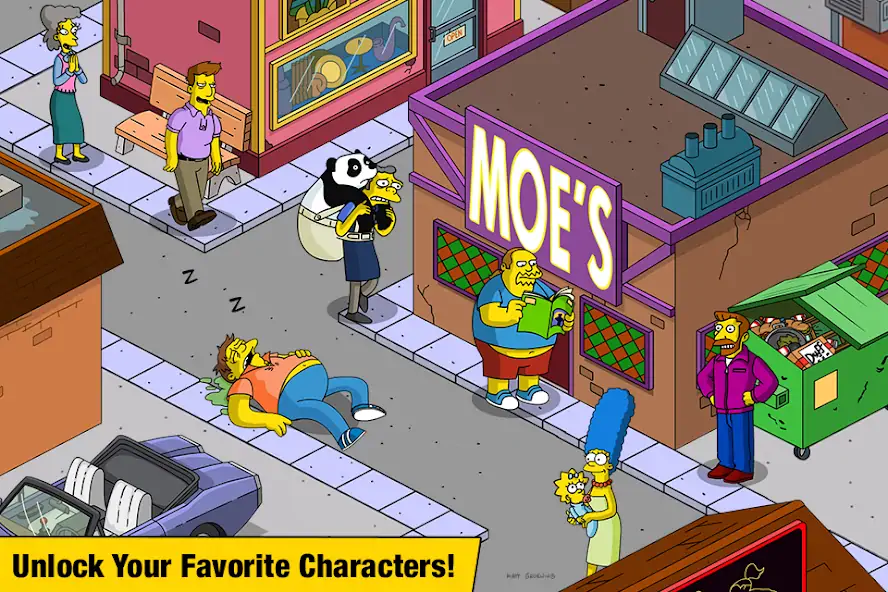 Download The Simpsons™: Tapped Out MOD [Unlimited money/gems] + MOD [Menu] APK for Android